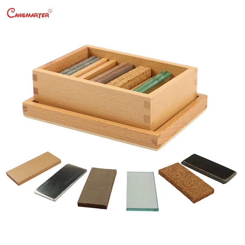 Montessori Training Sense of Touch Skills Thermic Tablets With Boxs Beech Wooden Teaching Toys Kids 3-6 Educational Toy SE025
Montessori Training Sense of Touch Skills Thermic Tablets With Boxs Beech Wooden Teaching Toys Kids 3-6 Educational Toy SE025