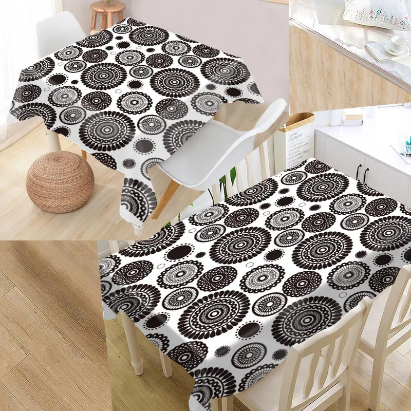 Best Black and White Pattern Custom Table Cloth Rectangular Oxford Print Waterproof Oilproof Square Table Cover Party Tablecloth
Best Black and White Pattern Custom Table Cloth Rectangular Oxford Print Waterproof Oilproof Square Table Cover Party Tablecloth