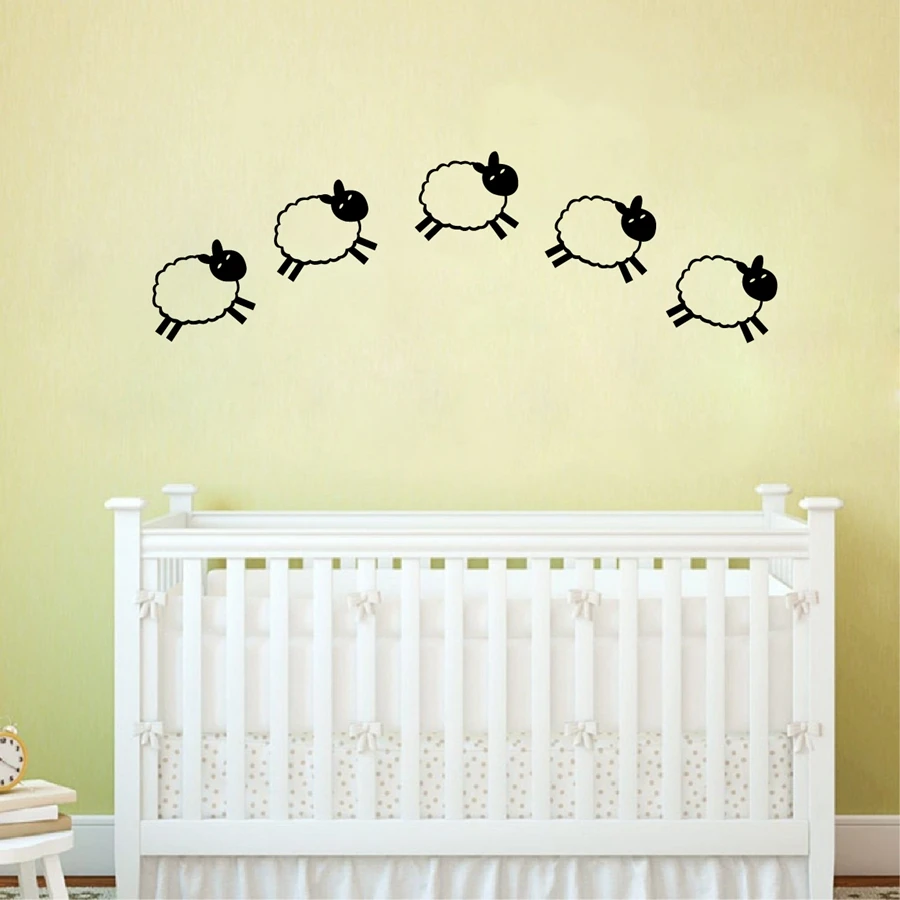 Cartoon Little Sheep Vinyl Wall Decals, DIY Baby Room Decoration Removable Wall Stickers Art Decor
Cartoon Little Sheep Vinyl Wall Decals, DIY Baby Room Decoration Removable Wall Stickers Art Decor