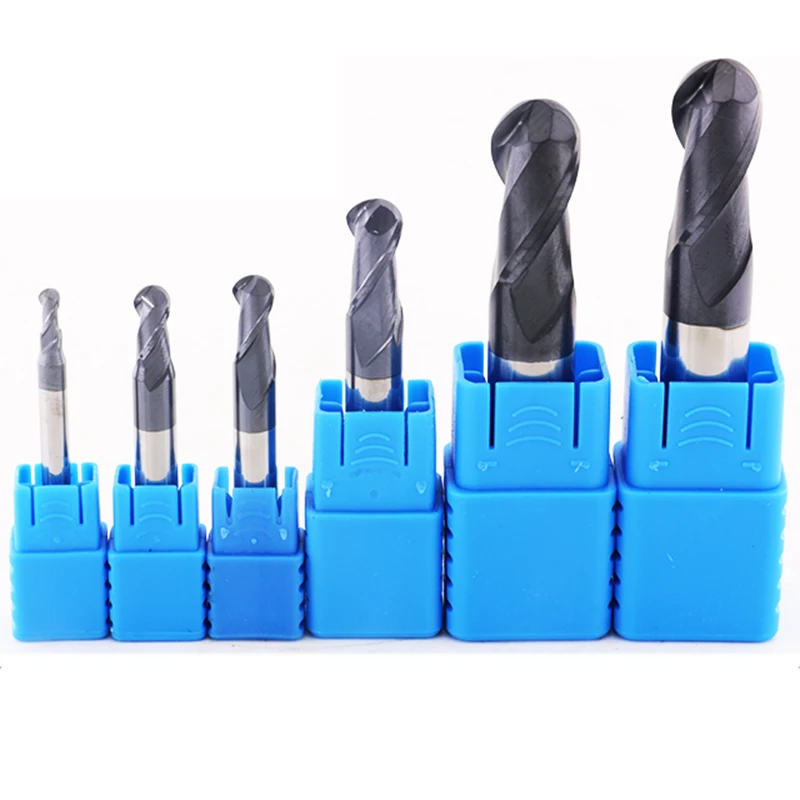 1 pcs R0.5 R0.75 R1 R1.5 R2 R3 R4 R5 R6 50L-75L HRC45 2 flutes ball nose end mill cutter CNC router bit carbide steel
1 pcs R0.5 R0.75 R1 R1.5 R2 R3 R4 R5 R6 50L-75L HRC45 2 flutes ball nose end mill cutter CNC router bit carbide steel