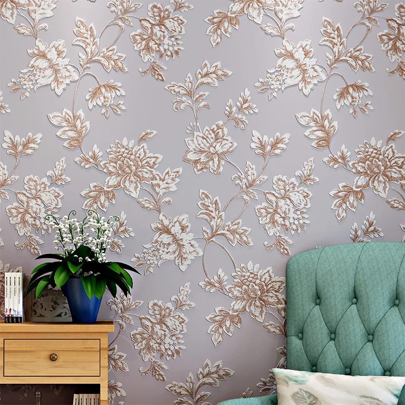 3D Embossed Three - dimensional American Wallpaper Retro Embroidered Wallpaper Wedding Room Bedroom Full Shop Living Room Wallpa
3D Embossed Three - dimensional American Wallpaper Retro Embroidered Wallpaper Wedding Room Bedroom Full Shop Living Room Wallpa