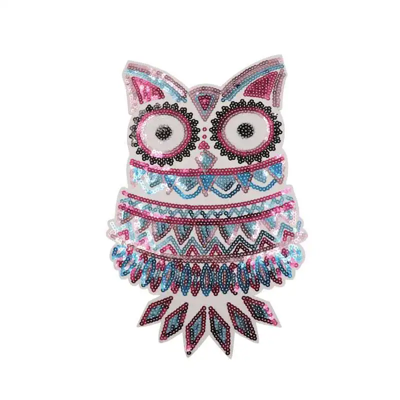 13" x 8.8" Colorful Sequins Owl Iron on Patches For Clothes Cartoon Animal Sequined Patch DIY Decoration Applique Sewing 2PCS
13" x 8.8" Colorful Sequins Owl Iron on Patches For Clothes Cartoon Animal Sequined Patch DIY Decoration Applique Sewing 2PCS