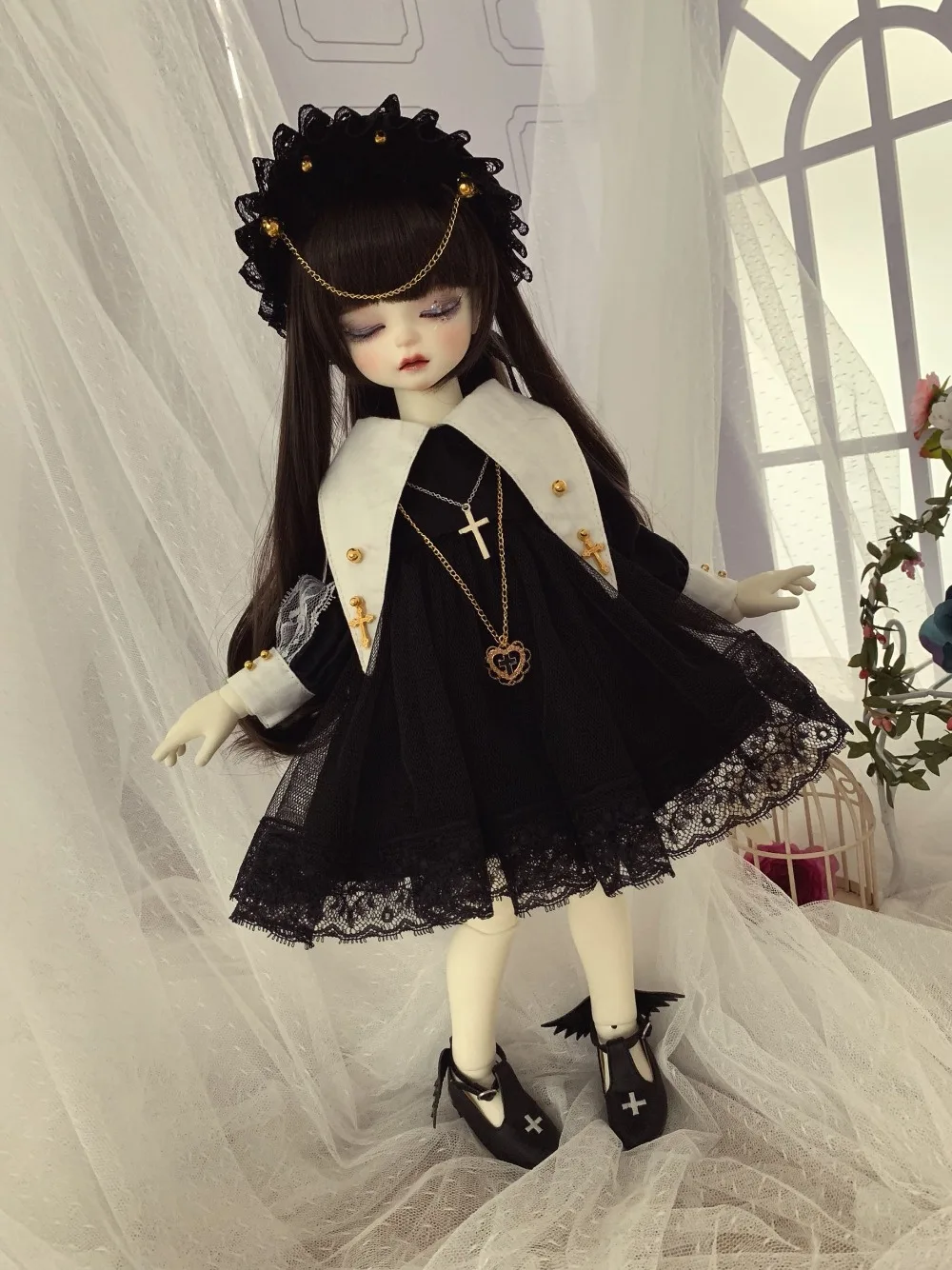 BJD SD кукла Лолита платье для 4 6 точек 1/6 тонкий bjd кукольная одежда платье|Куклы| |