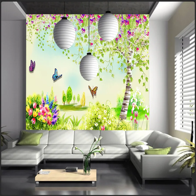 Fantasy fashion 3D stereo large mural beautiful wallpaper flower butterfly pattern living room sofa TV background wallpaper
Fantasy fashion 3D stereo large mural beautiful wallpaper flower butterfly pattern living room sofa TV background wallpaper