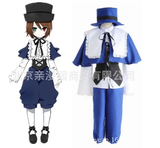 Аниме Rozen Maiden Souseiseki ролевой косплей костюмы одежда рубашка, жилет, шаль, шорты и шапка униформа наряд костюм на Хэллоуин
Аниме Rozen Maiden Souseiseki ролевой косплей костюмы одежда рубашка, жилет, шаль, шорты и шапка униформа наряд костюм на Хэллоуин