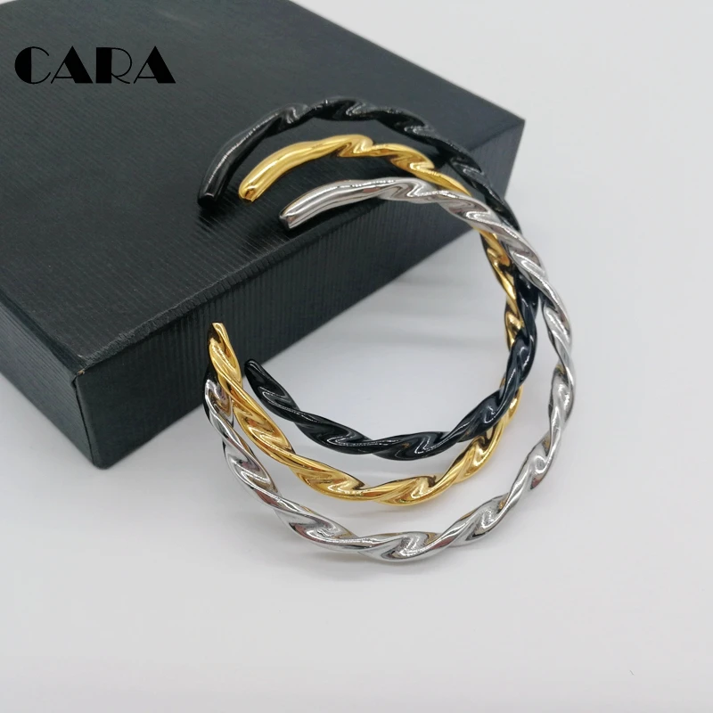 new 316L Stainless steel Twist Cable cuff bangle men fashion accessories men jewelry bangle bracelet twist cable CARA0545
new 316L Stainless steel Twist Cable cuff bangle men fashion accessories men jewelry bangle bracelet twist cable CARA0545