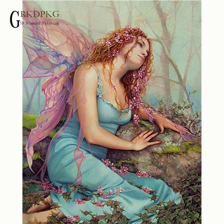 5D diy diamond painting woman Long wings full square diamond embroidery Cross stitch pictures of rhinestones Wedding decoration
5D diy diamond painting woman Long wings full square diamond embroidery Cross stitch pictures of rhinestones Wedding decoration