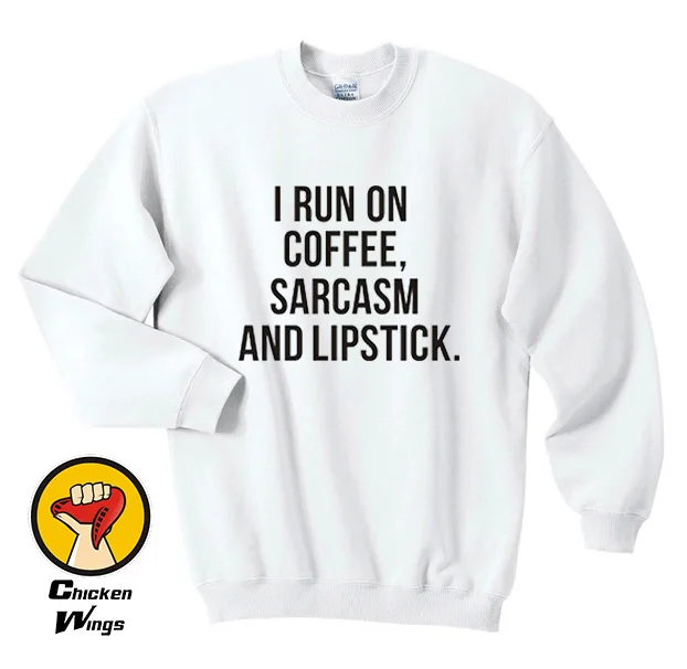 Coffee Sarcasm And Lipstick Sweatshirt, Coffee Sweatshirt, Aesthetic Clothing, Tumblr Sweatshirt, Sarcastic Sweatshirt-D106
Coffee Sarcasm And Lipstick Sweatshirt, Coffee Sweatshirt, Aesthetic Clothing, Tumblr Sweatshirt, Sarcastic Sweatshirt-D106