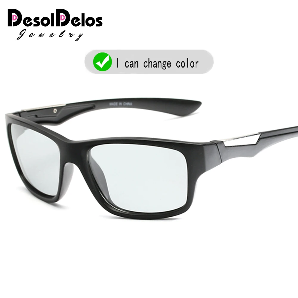 Photochromic Sunglasses Men Polarized Chameleon Discoloration Sun Glasses Outdoors UV400 Square Driving Goggles Accessories
Photochromic Sunglasses Men Polarized Chameleon Discoloration Sun Glasses Outdoors UV400 Square Driving Goggles Accessories