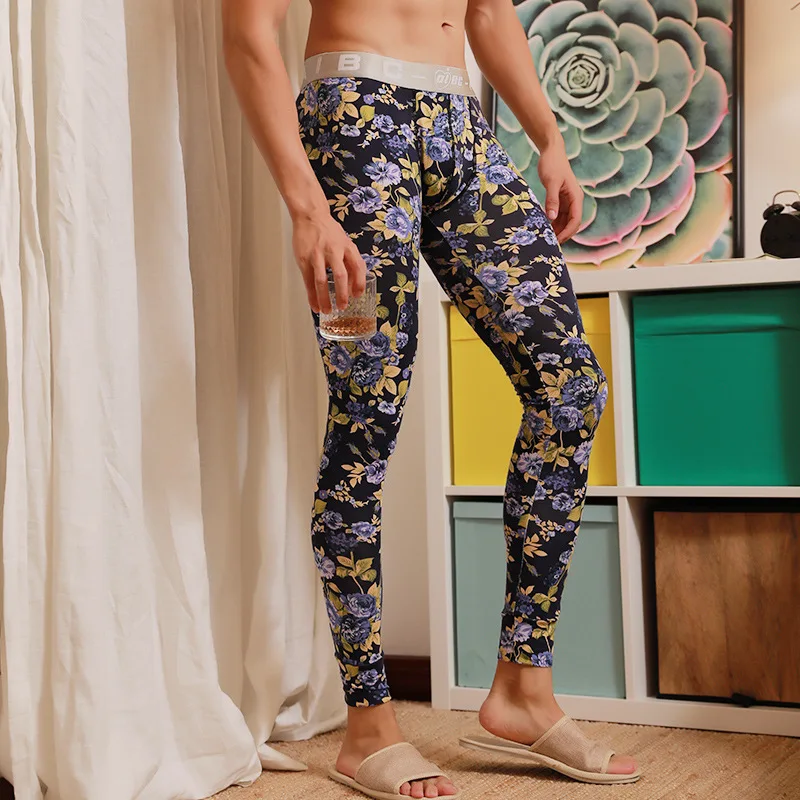Winter Thermal Underwear Men Long Johns Cotton Printed Thermo Underwear Sexy Men Leggings Home Pants Tight Sleep Bottoms Pants
Winter Thermal Underwear Men Long Johns Cotton Printed Thermo Underwear Sexy Men Leggings Home Pants Tight Sleep Bottoms Pants