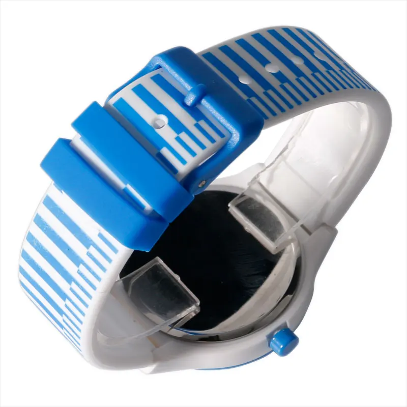 Creative Red Blue Stripe Silicone Men Women Quartz Wrist Watch Casual Sport Male Student Boy Girl Ladies 3ATM Waterproof Watches
Creative Red Blue Stripe Silicone Men Women Quartz Wrist Watch Casual Sport Male Student Boy Girl Ladies 3ATM Waterproof Watches