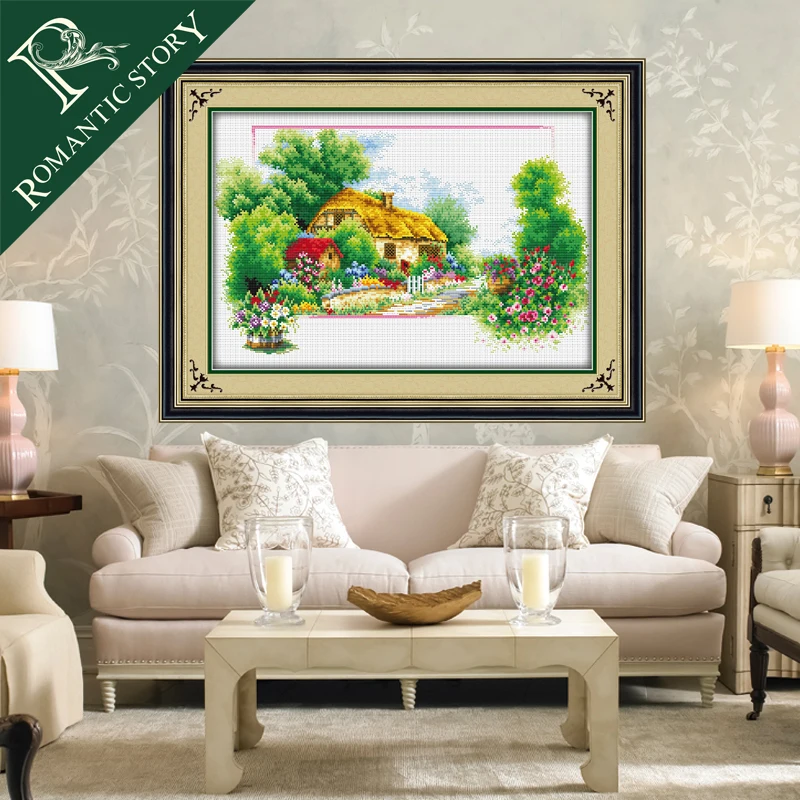 Romantic Story Spring Pastoral Scenery Needlework DIY Handmade Cross Stitch DMC Cross-stitch Set Embroidery Home Decoration
Romantic Story Spring Pastoral Scenery Needlework DIY Handmade Cross Stitch DMC Cross-stitch Set Embroidery Home Decoration