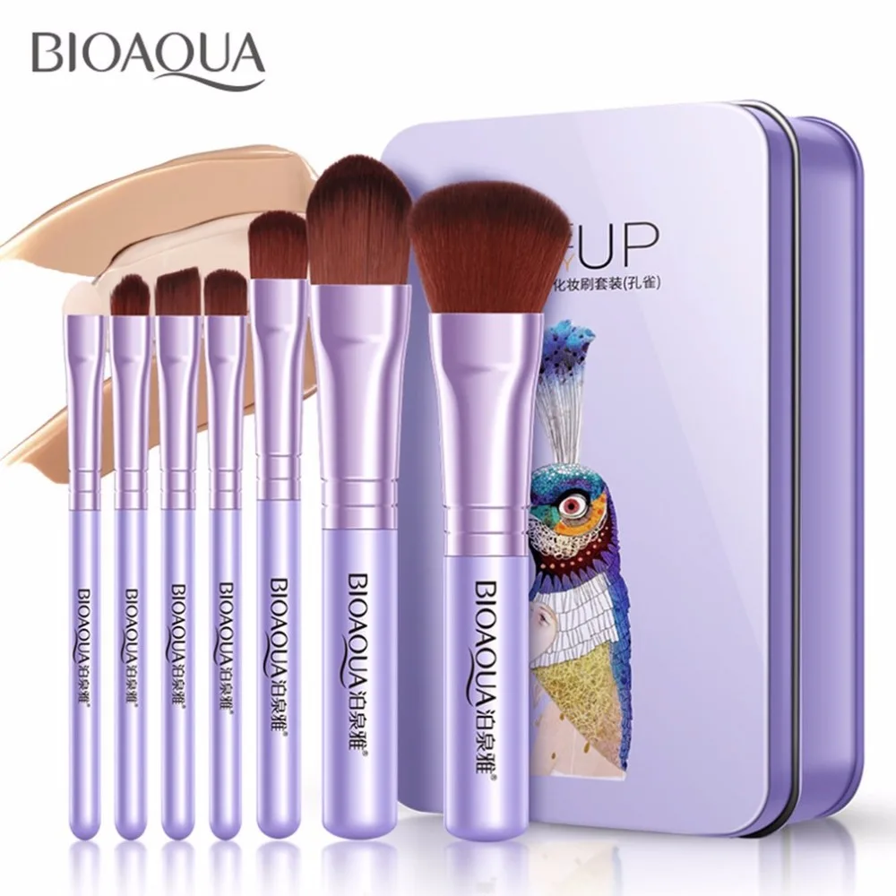 7PCS Pro Women Face Makeup Brushes Set Facial Cosmetic Beauty Eye Shadow Foundation Blush Brush Make Up Brush Tools BIOAQUA
7PCS Pro Women Face Makeup Brushes Set Facial Cosmetic Beauty Eye Shadow Foundation Blush Brush Make Up Brush Tools BIOAQUA