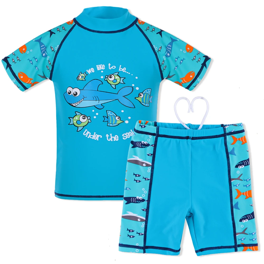 3-10 Years Boys Swimwear Two Piece Swimsuit Kids Cartoon Shark Pattern UPF50+ Boy Bathing Suit Lycra Swimming Wear Children
3-10 Years Boys Swimwear Two Piece Swimsuit Kids Cartoon Shark Pattern UPF50+ Boy Bathing Suit Lycra Swimming Wear Children