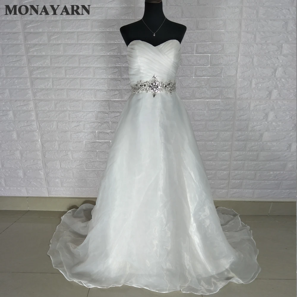 Pretty Cheap Hot Sale New Arrival Belt A line Sweetheart Organza Women Vestidos White / Ivory Wedding Dresses 2017 Free shipping
Pretty Cheap Hot Sale New Arrival Belt A line Sweetheart Organza Women Vestidos White / Ivory Wedding Dresses 2017 Free shipping