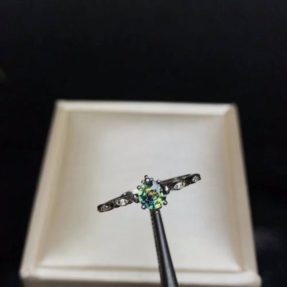 Женское кольцо с натуральным сапфиром Uloveido, свадебные украшения из серебра 925 пробы, 5*5 мм * 1 шт. с бархатной коробкой, сертификат FJ230 
Женское кольцо с натуральным сапфиром Uloveido, свадебные украшения из серебра 925 пробы, 5*5 мм * 1 шт. с бархатной коробкой, сертификат FJ230