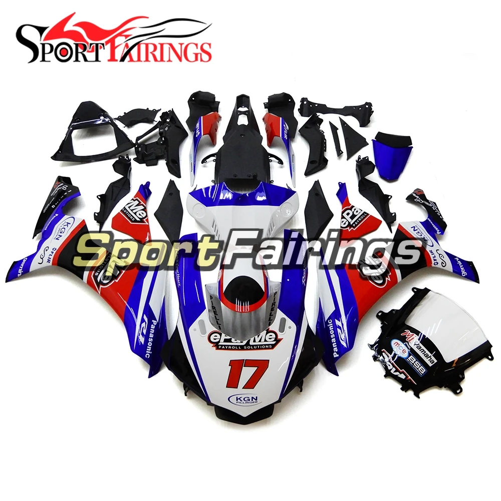 Complete White Blue Red Fairings For Yamaha YZF R1 15 16 YZF-R1 2015 2016 Injection ABS Motorcycle Fairing Kit Cowlings Frame
Complete White Blue Red Fairings For Yamaha YZF R1 15 16 YZF-R1 2015 2016 Injection ABS Motorcycle Fairing Kit Cowlings Frame