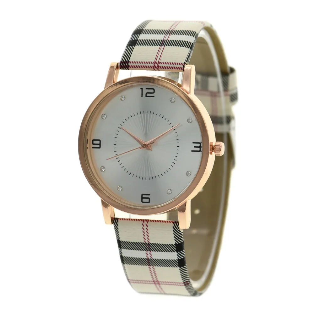 100pcs/lot High Ladies Fashion Women Dress Watches Grid Leather Strap Rose Gold Watches Simple Style Woman Dress Watches
100pcs/lot High Ladies Fashion Women Dress Watches Grid Leather Strap Rose Gold Watches Simple Style Woman Dress Watches