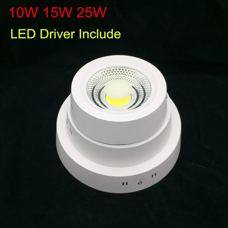 Surface Ceiling Panel Light 10W 15W 25W LED Ceiling Lamp Warm/Natural/Cold White AC85-265V Round COB LED Indoor light
Surface Ceiling Panel Light 10W 15W 25W LED Ceiling Lamp Warm/Natural/Cold White AC85-265V Round COB LED Indoor light