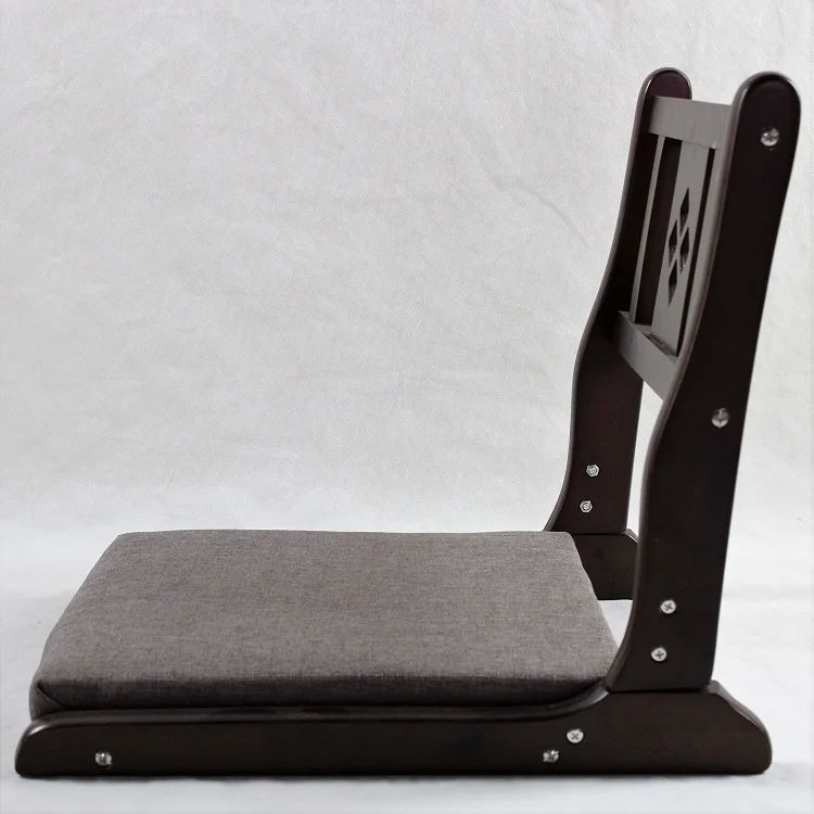 Zaisu Japanese Wooden Legless Floor Chair Folding Legs Tatami Room Leisure Lazy Chair Cushion Seat Home Interior Black Finish
Zaisu Japanese Wooden Legless Floor Chair Folding Legs Tatami Room Leisure Lazy Chair Cushion Seat Home Interior Black Finish