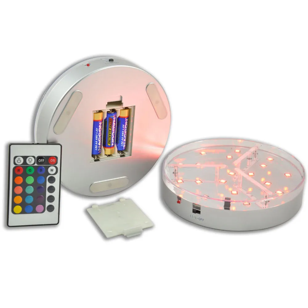 20pcs/Lot Rechargeable 15CM Round RGB Color Changing Under Vase LED Light Base with Remote Controller For Centerpiece Decor
20pcs/Lot Rechargeable 15CM Round RGB Color Changing Under Vase LED Light Base with Remote Controller For Centerpiece Decor