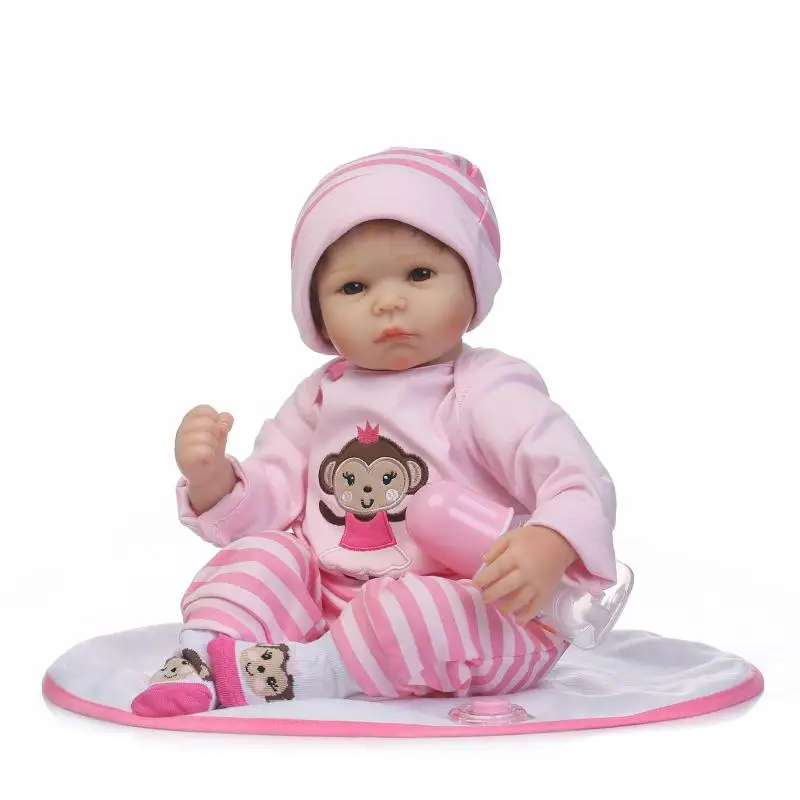 NPK girl bebe dolls silicone dolls 22"55cm new born babies toy dolls for lover child gift high quality bonecas
NPK girl bebe dolls silicone dolls 22"55cm new born babies toy dolls for lover child gift high quality bonecas