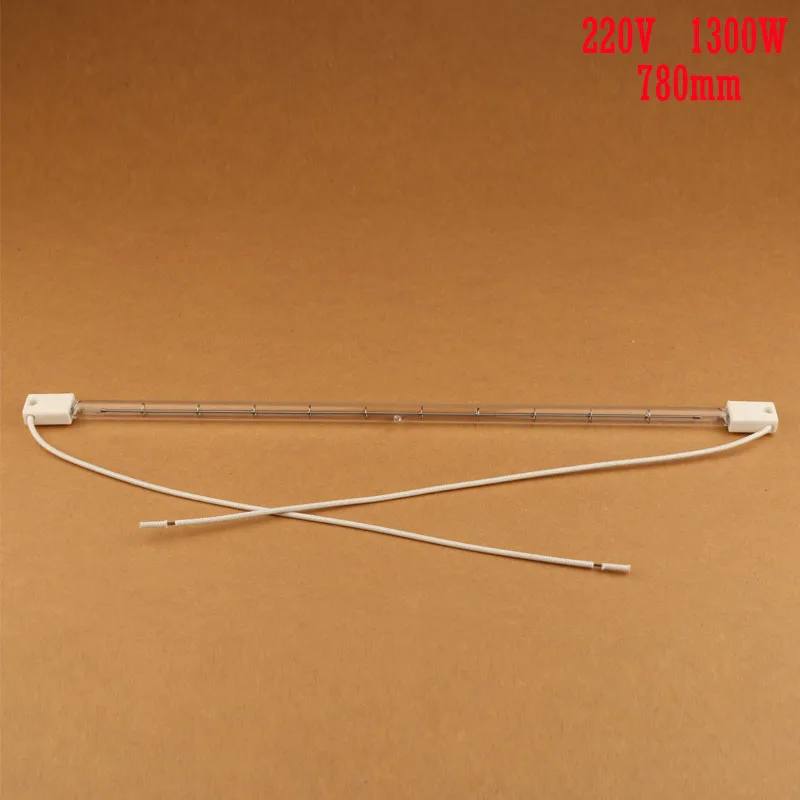 IR light,semi white infrared heating element,vacuum halogen tube, transparent quartz lamp 780mm 220V 1300W
IR light,semi white infrared heating element,vacuum halogen tube, transparent quartz lamp 780mm 220V 1300W