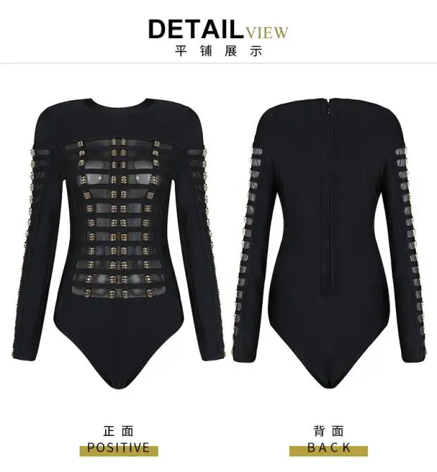 New hot sexy evening club party women Bodycon Bandage Jumpsuit sequined mesh knitted bodysuit bandage playsuit H160
New hot sexy evening club party women Bodycon Bandage Jumpsuit sequined mesh knitted bodysuit bandage playsuit H160