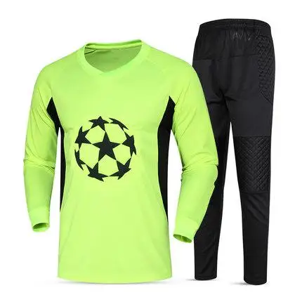 New Soccer Goalkeeper Jerseys Kit Sponge Protector Long Sleeve Suit Men Soccer Goal Keeper Jersey Uniforms Football Training Set
New Soccer Goalkeeper Jerseys Kit Sponge Protector Long Sleeve Suit Men Soccer Goal Keeper Jersey Uniforms Football Training Set