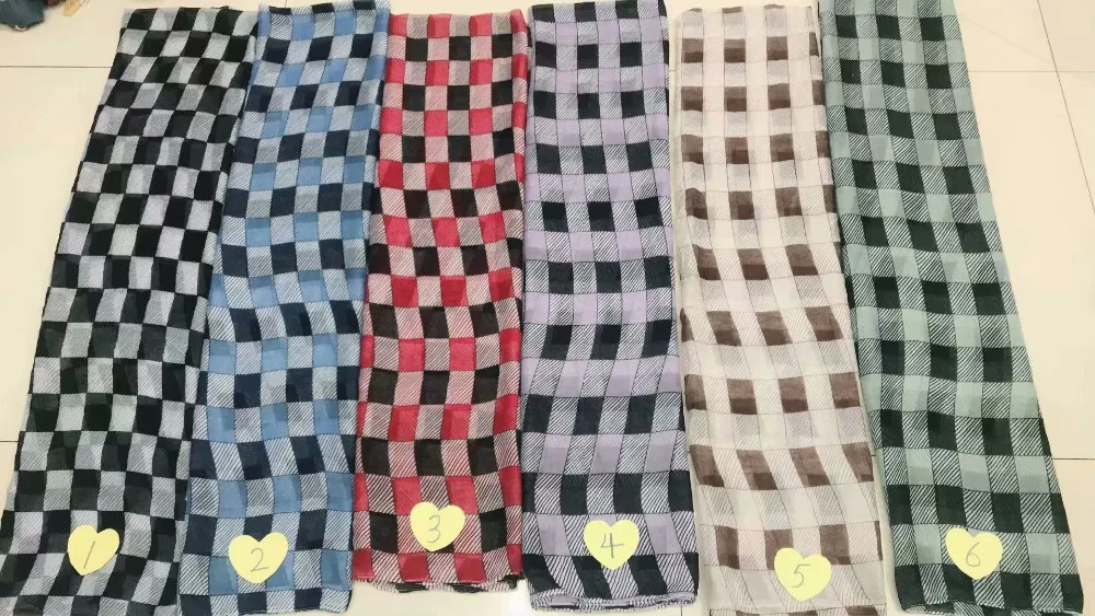2018 Fashion Plaid Print Scarves And Shawls Women Long Stripe Pattern Scarf Hijab Wrap 6 Color Wholesale Free Shipping
2018 Fashion Plaid Print Scarves And Shawls Women Long Stripe Pattern Scarf Hijab Wrap 6 Color Wholesale Free Shipping