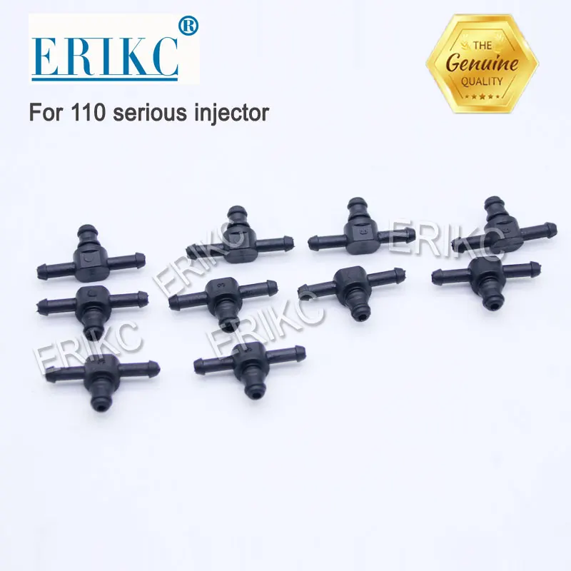 ERIKC Diesel injecor Return Oil Backflow Pipe Connector T Type Plastic Tee Joint Fitting for Bosch 110 Series Fuel Injections
ERIKC Diesel injecor Return Oil Backflow Pipe Connector T Type Plastic Tee Joint Fitting for Bosch 110 Series Fuel Injections