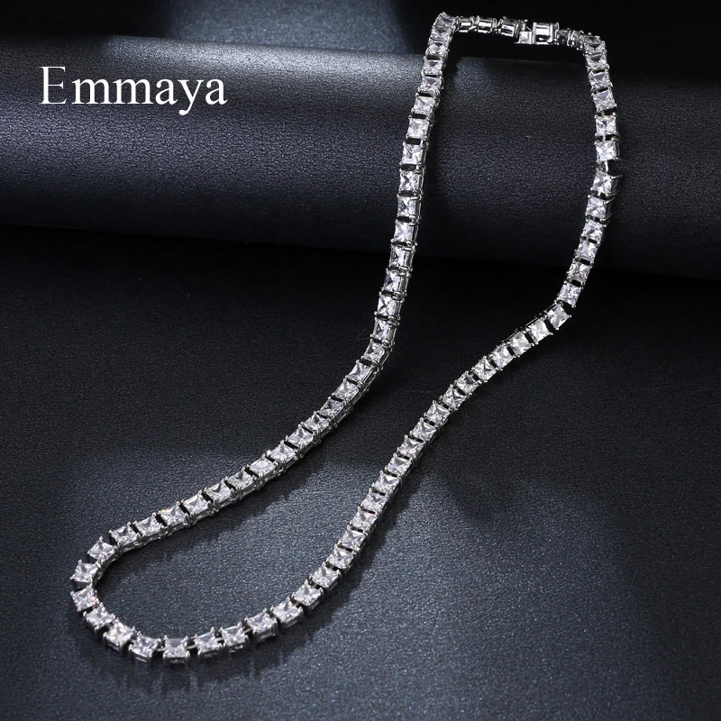 Emmaya Brand Luxury Elegance Inlay Square Cubic Zircon Charm Geometric Jewelry Necklaces For Woman Fashion Wedding Party Gift
Emmaya Brand Luxury Elegance Inlay Square Cubic Zircon Charm Geometric Jewelry Necklaces For Woman Fashion Wedding Party Gift