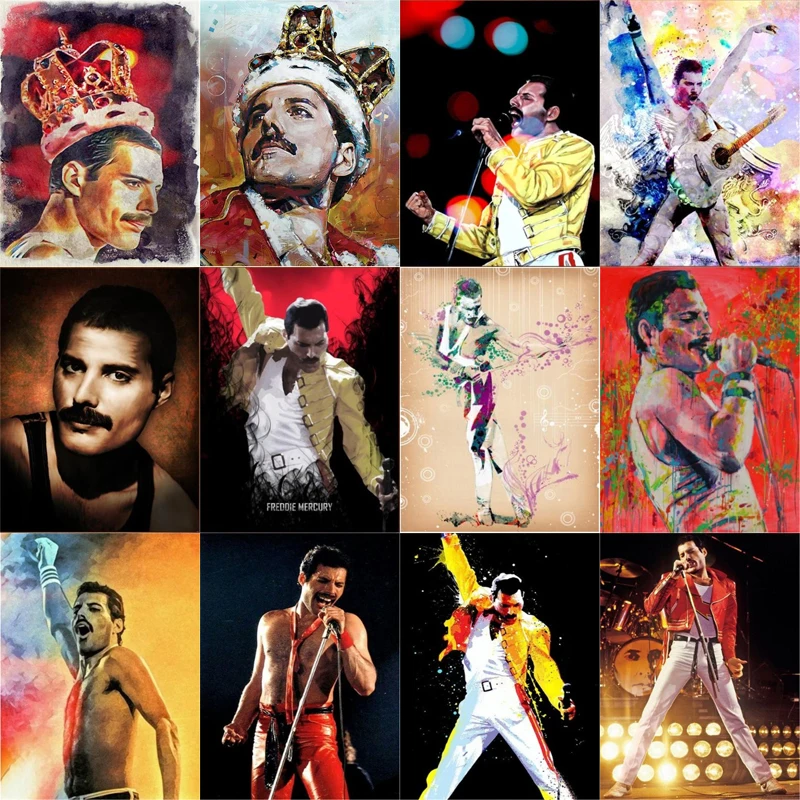 Алмазная живопись из смолы Королевский браслет Freddie Mercury алмазная вышивка стразы