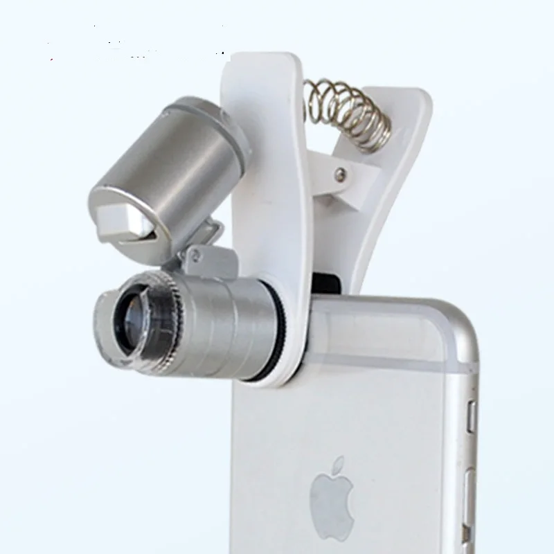 1Pcs New 60 times magnifying glass microscope 60x Lens Universal Mobile magnifier clip part
1Pcs New 60 times magnifying glass microscope 60x Lens Universal Mobile magnifier clip part
