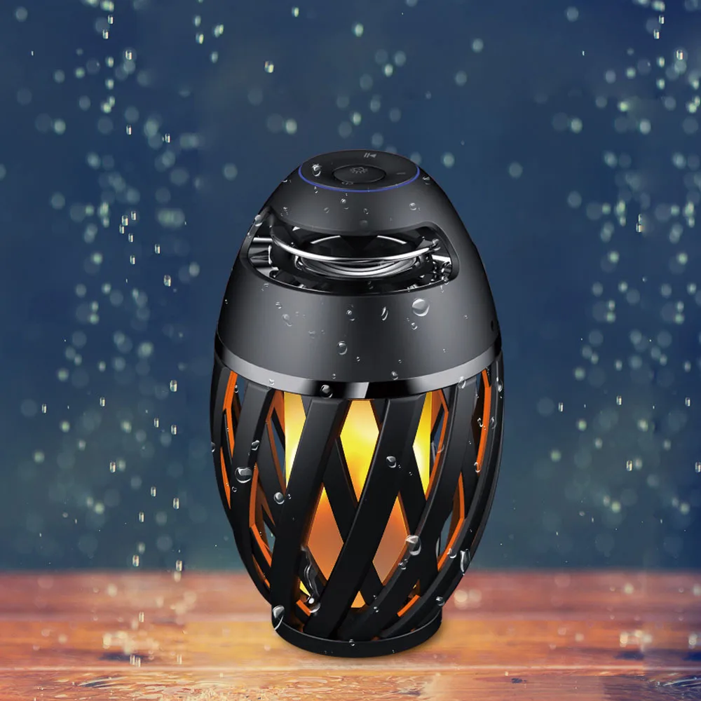 New Arrival Portable Outdoor Waterproof Wireless LED Flame Lamp Bluetooth Speaker
New Arrival Portable Outdoor Waterproof Wireless LED Flame Lamp Bluetooth Speaker