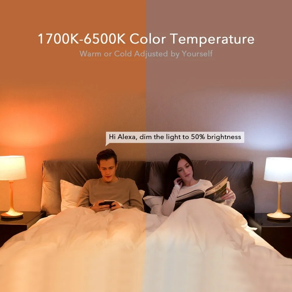 Глобальная версия Xiaomi Yeelight Smart Светодиодный лампы E27 10 W 800 люмен свет Mijia Смарт Wi-Fi