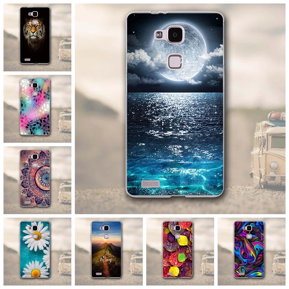 Мягкий чехол из ТПУ для Huawei Ascend Mate 7/Mate7 чехлы huawei ascend mate 7 с рельефным 3D принтом 6