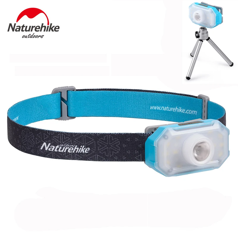 Налобный фонарь Naturehike светодиодный на 7-90 часов 4 режима | Спорт и развлечения