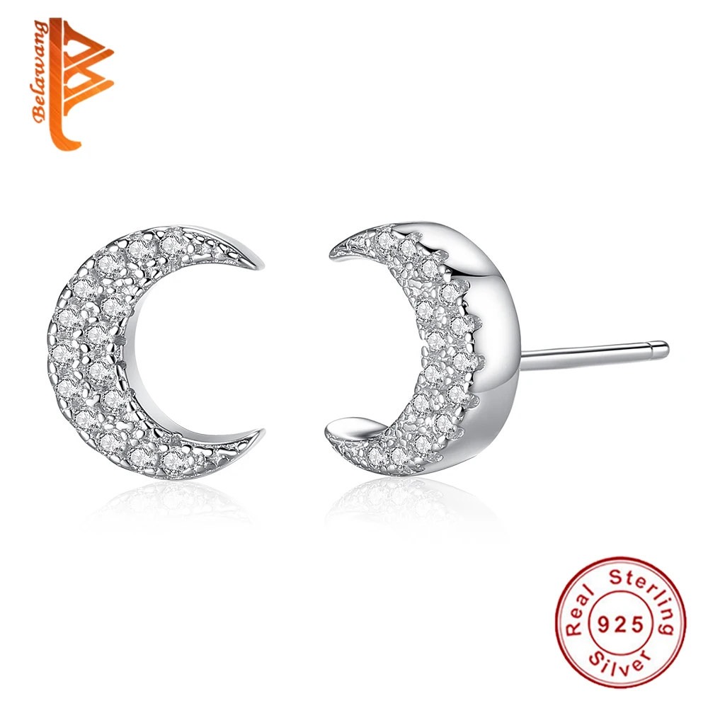 Серьги-гвоздики женские из серебра 925 пробы с Луной, прозрачный циркониевый Кристальный
Серьги-гвоздики женские из серебра 925 пробы с Луной, прозрачный циркониевый Кристальный