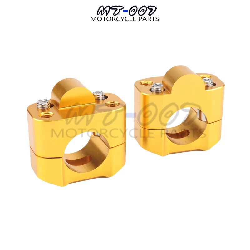 CNC алюминиевый мотоцикл Pit Dirt Bike руль Жир Бар адаптер крепление Riser зажим 7/8 "до 1
