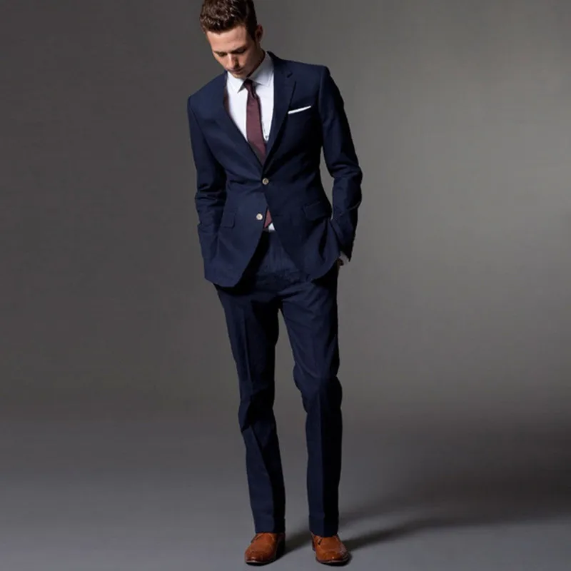 Custom Made Dark Blue Men Suit Tailor Made Bespoke Men Wedding Suit Slim Fit Groom Suit For Men
Custom Made Dark Blue Men Suit Tailor Made Bespoke Men Wedding Suit Slim Fit Groom Suit For Men