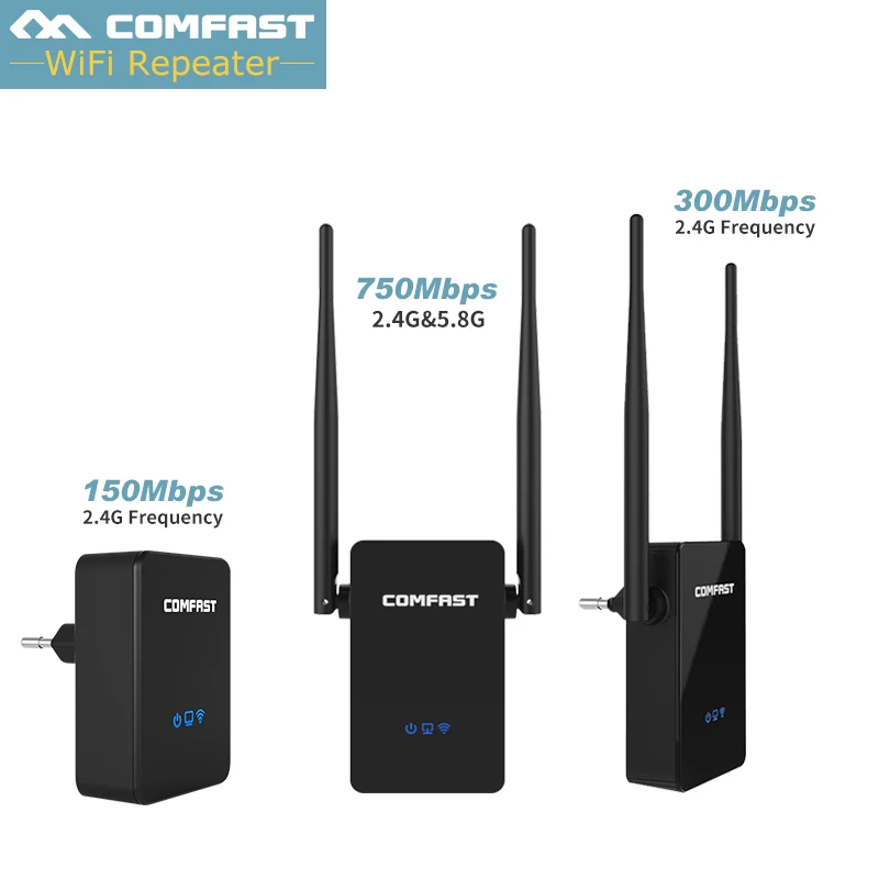 300 Мбит/с 750 беспроводной Wi Fi ретранслятор 802.11n/b/g/ac двухдиапазонный усилитель