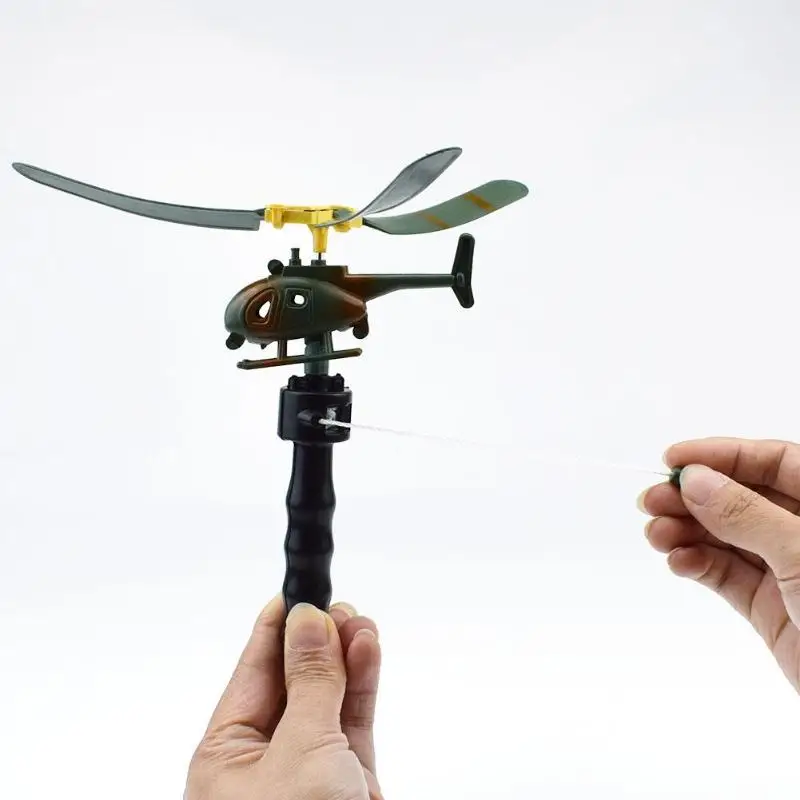 Funny Handle Pull Helicopter Toys Aviation Model Copter Handle Pull Helicopter Plane Outdoor Toys for Children Kids Playing
Funny Handle Pull Helicopter Toys Aviation Model Copter Handle Pull Helicopter Plane Outdoor Toys for Children Kids Playing