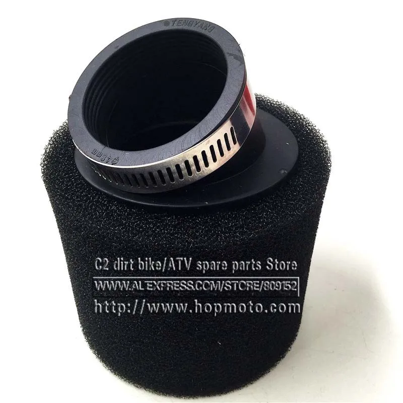 

Black 35mm 38mm 42mm 45mm 48mm Bend Elbow Neck Foam Air Filter Sponge Cleaner Moped Scooter Dirt Pit Bike Motorcycle Kayo BSE