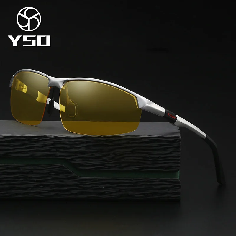 YSO Night Vision Glasses Men Aluminium Magnesium Frame Polarized Night Vision Goggles For Car Driving Anti Glare Glasses 3121
YSO Night Vision Glasses Men Aluminium Magnesium Frame Polarized Night Vision Goggles For Car Driving Anti Glare Glasses 3121