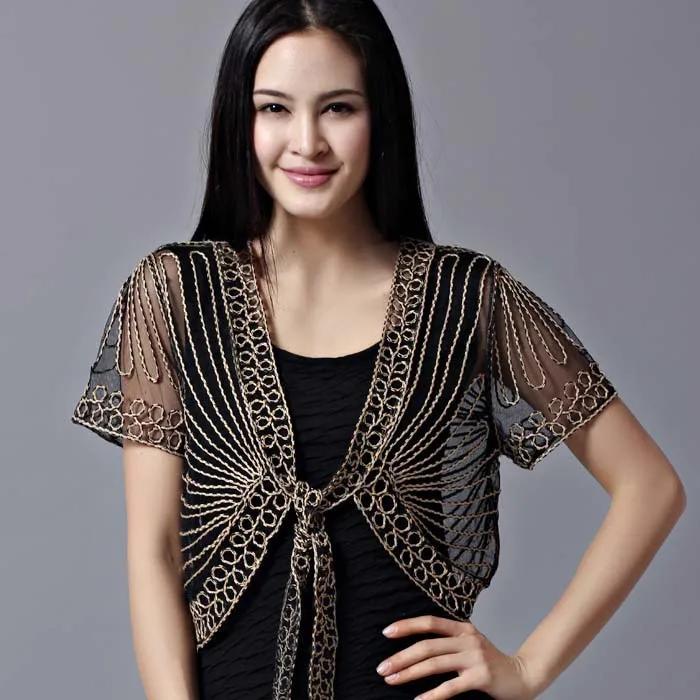 New Summer Wild Perspective Small Shawl Chiffon Lace Cardigan Gauze Lacing Boleros Fashion Womens Clothing
New Summer Wild Perspective Small Shawl Chiffon Lace Cardigan Gauze Lacing Boleros Fashion Womens Clothing