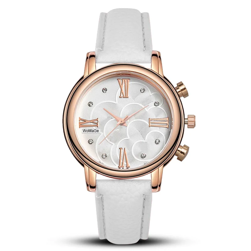 WoMaGe Top Brand Womens Dress Luxury reloj mujer Watch Women Bracelet Leather Band Wrist Watches Laides Clock relogio feminino
WoMaGe Top Brand Womens Dress Luxury reloj mujer Watch Women Bracelet Leather Band Wrist Watches Laides Clock relogio feminino