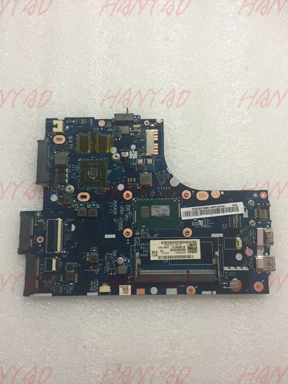 ZIUS6S7 LA-A321P For Lenovo S410 S415 laptop Motherboard I5 cpu FRU 90003327 Free Shipping 100% test ok
ZIUS6S7 LA-A321P For Lenovo S410 S415 laptop Motherboard I5 cpu FRU 90003327 Free Shipping 100% test ok