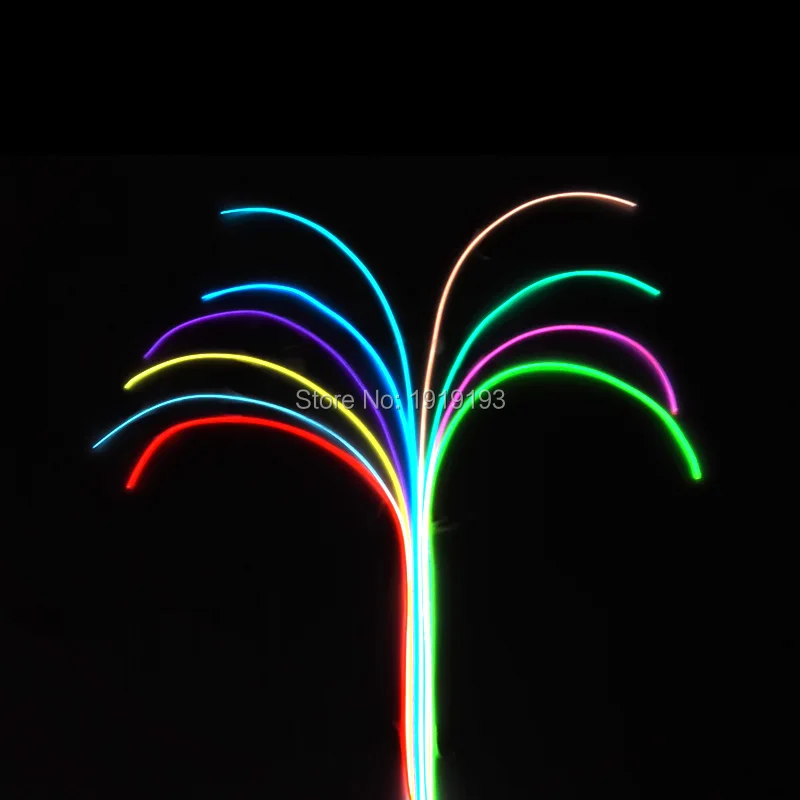 1 3 мм 25 м EL провод светящийся 10 цветов выбор Светодиодная лента неоновый свет