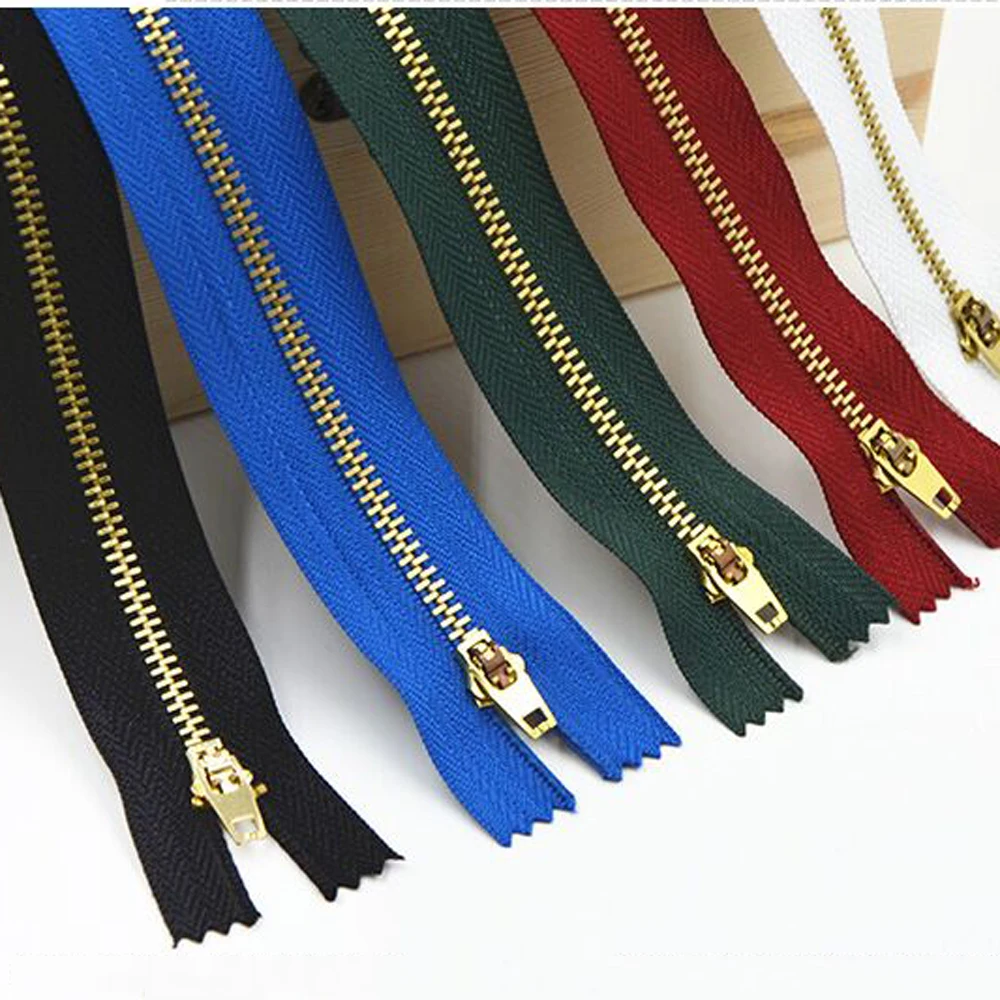12 color brass material teeth DIY clothing sewing leather craft bag zipper 20pcs/lot wholesale 3#
12 color brass material teeth DIY clothing sewing leather craft bag zipper 20pcs/lot wholesale 3#